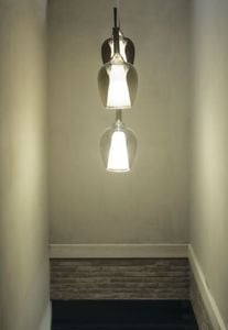 Suspension verre dépoli