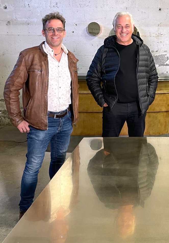 Stéphane Koltuniak et Stéphane Thebaut dans l'émission M comme Maison